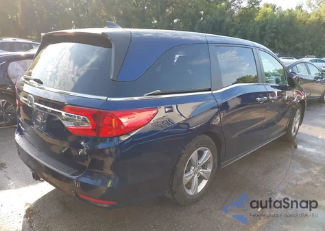 2018 Honda Odyssey Exl из США, поврежденный, VIN 5FNRL6H74JB027692